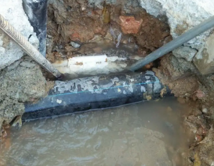 碧江测漏水之水管漏水